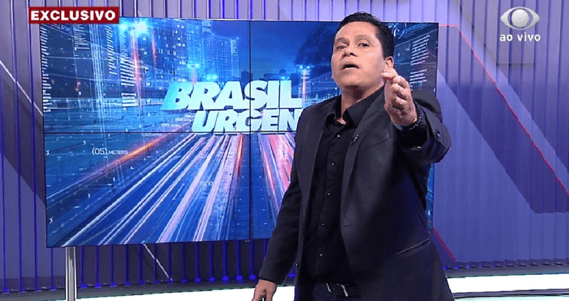 Uziel Bueno, âncora do ‘Brasil Urgente’, na Band (Foto: Reprodução/ Band) Uziel Bueno, âncora do ‘Brasil Urgente’, na Band (Foto: Reprodução/ Band)