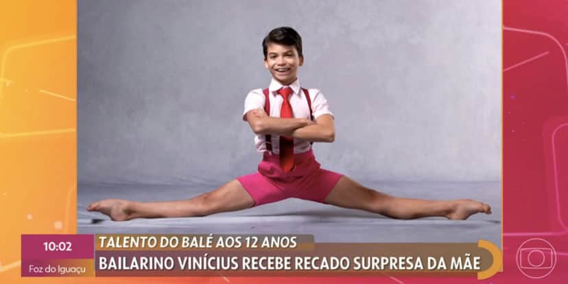 Patrícia Poeta se emociona com história de Vinícius (Foto: Reprodução / Globo) Patrícia Poeta se emociona com história de Vinícius (Foto: Reprodução / Globo)