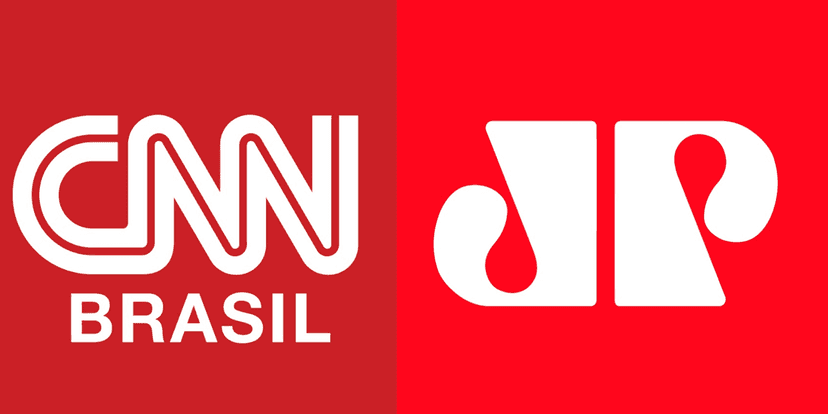 CNN Brasil dá rasteira na Jovem Pan (Foto: Reprodução/Montagem) CNN Brasil dá rasteira na Jovem Pan (Foto: Reprodução/Montagem)