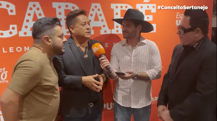 Leonardo replica Marrone ao ouvir ele dizer que proibiria em contrato Bruno de cantar sozinho (Foto Reprodução/Youtube) Leonardo replica Marrone ao ouvir ele dizer que proibiria em contrato Bruno de cantar sozinho (Foto Reprodução/Youtube)
