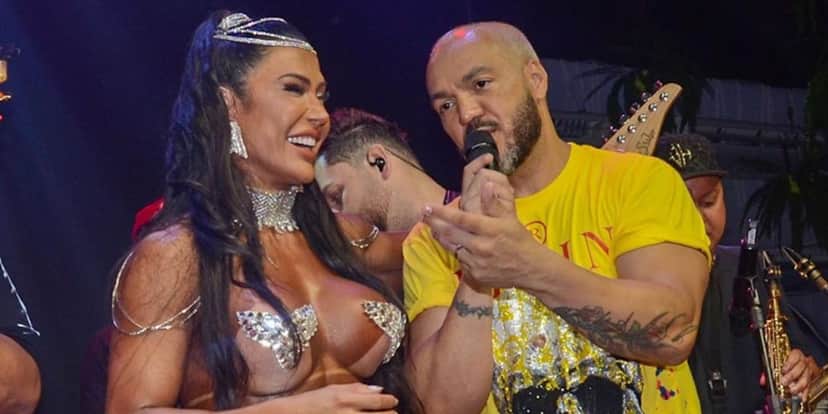 Gracyanne Barbosa e Belo vivem com 10 pessoas (Foto: Reprodução / Instagram) Gracyanne Barbosa e Belo vivem com 10 pessoas (Foto: Reprodução / Instagram)