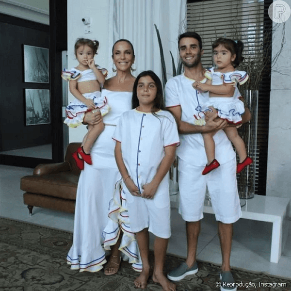 Ivete, Daniel Cady e os filhos (Foto: Reprodução/ Instagram) Ivete, Daniel Cady e os filhos (Foto: Reprodução/ Instagram)