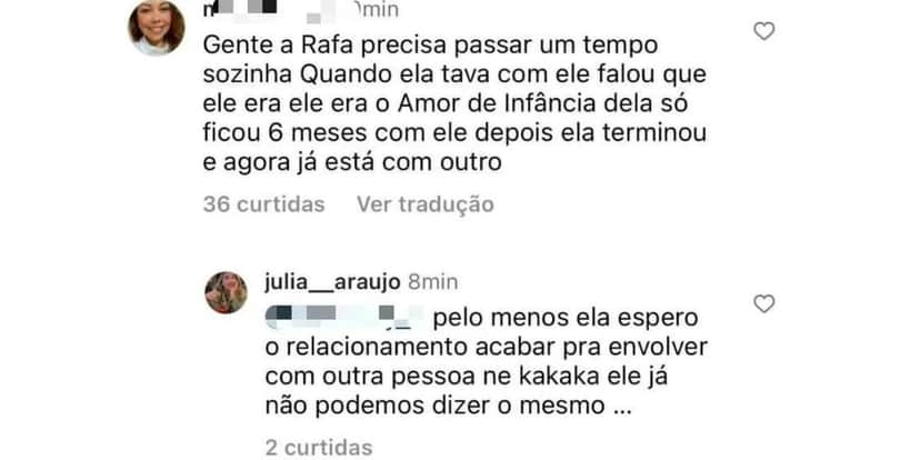 Julia Araujo fala sobre traição de José Loreto (Foto: Instagram) Julia Araujo fala sobre traição de José Loreto (Foto: Instagram)