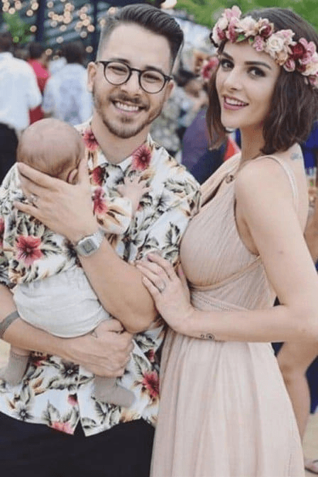 Júnior Lima ao lado da mulher e do filho (Foto: Reprodução/ Instagram) Júnior Lima ao lado da mulher e do filho (Foto: Reprodução/ Instagram)