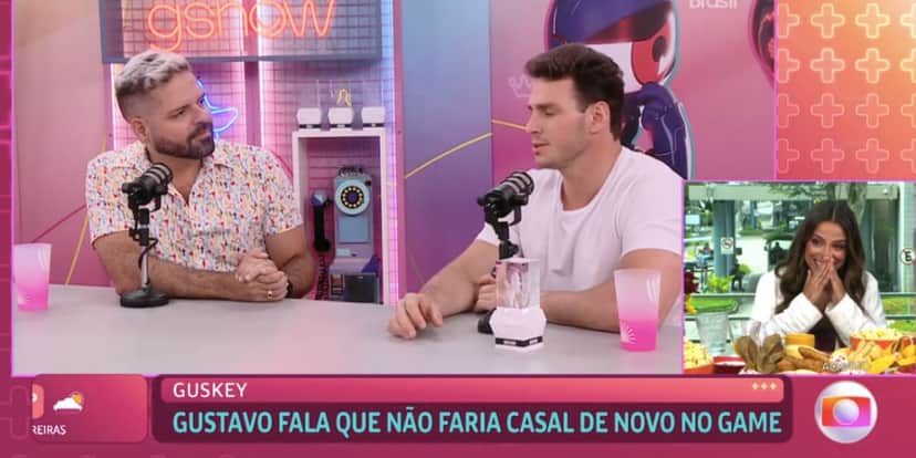 Key Alves descobre que Gustavo não ficaria com ela de novo (Foto: Reprodução / Mais Você da Globo( Key Alves descobre que Gustavo não ficaria com ela de novo (Foto: Reprodução / Mais Você da Globo(