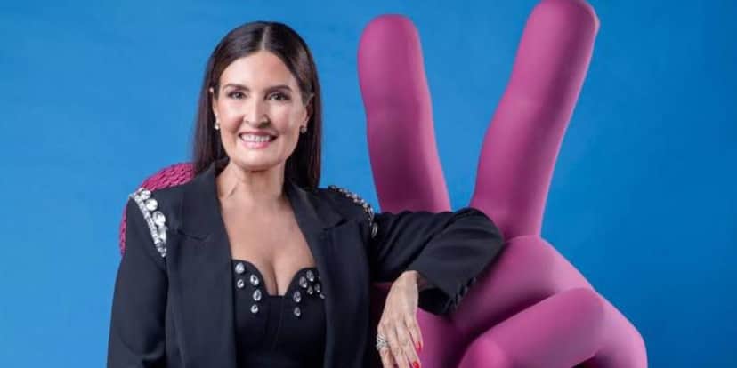Fátima Bernardes no The Voice Kids (Foto:Reprodução/Globo) Fátima Bernardes no The Voice Kids (Foto:Reprodução/Globo)