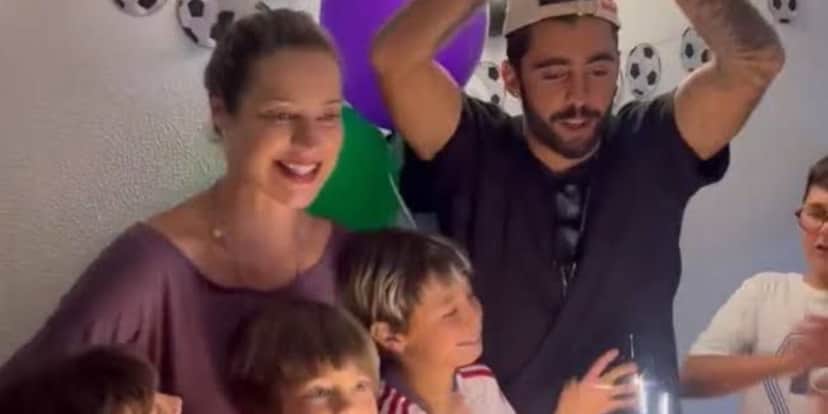 Luana Piovani e Pedro Scobby no aniversário do filho (Foto:Reprodução/Instagram) Luana Piovani e Pedro Scobby no aniversário do filho (Foto:Reprodução/Instagram)