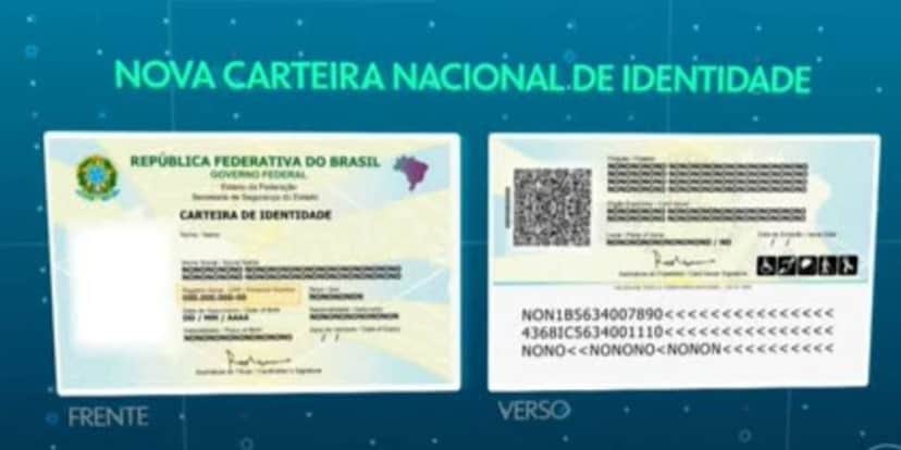 Nova Carteira de Identidade Nacional (Foto:Reprodução/Globo) Nova Carteira de Identidade Nacional (Foto:Reprodução/Globo)