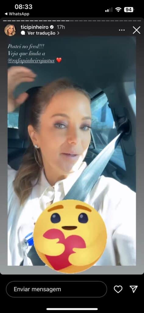 Ticiane Pinheiro reflete sobre não ver apresentações das filhas por conta do trabalho na Record (Foto: Reprodução / Instagram) Ticiane Pinheiro reflete sobre não ver apresentações das filhas por conta do trabalho na Record (Foto: Reprodução / Instagram)