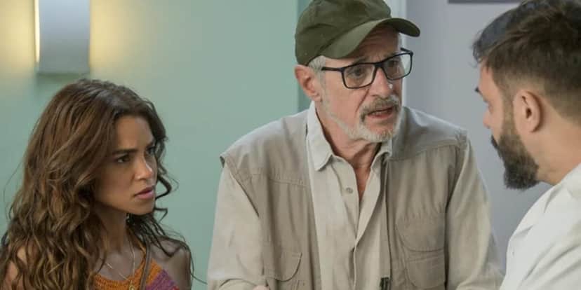 Brisa e Dante recebem o resultado do exame de DNA (Foto: Reprodução/Globo) Brisa e Dante recebem o resultado do exame de DNA (Foto: Reprodução/Globo)