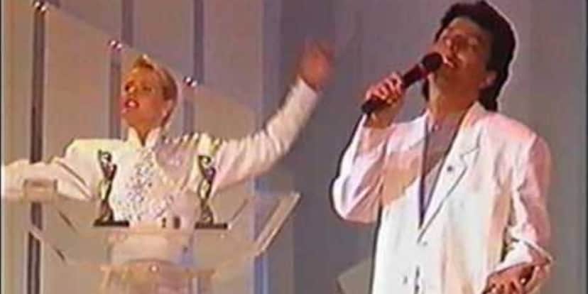 Os cantores faziam grande sucesso na atração (Reprodução: Globo) Os cantores faziam grande sucesso na atração (Reprodução: Globo)
