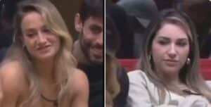 BBB23 - A cara de nojo de Amanda ao ver as carícias entre Bruna Griphão e Cara de Sapato (Foto: Reprodução / Globoplay) BBB23 - A cara de nojo de Amanda ao ver as carícias entre Bruna Griphão e Cara de Sapato (Foto: Reprodução / Globoplay)