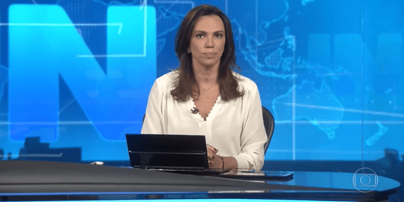 Ana Paula cobriu as férias de Renata Vasconcellos no "Jornal Nacional" (Foto Reprodução/TV Globo) Ana Paula cobriu as férias de Renata Vasconcellos no "Jornal Nacional" (Foto Reprodução/TV Globo)