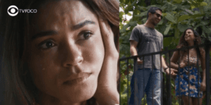 Brisa ficará sem chão ao descobrir segredo de Bia em Travessia (Foto: Reprodução, Globo) Brisa ficará sem chão ao descobrir segredo de Bia em Travessia (Foto: Reprodução, Globo)