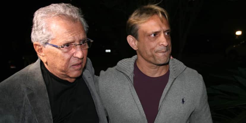 Carlos Alberto e seu filho, Marcelo, no banco mais famoso do Brasil (Reprodução: Praça É Nossa/ SBT) Carlos Alberto e seu filho, Marcelo, no banco mais famoso do Brasil (Reprodução: Praça É Nossa/ SBT)