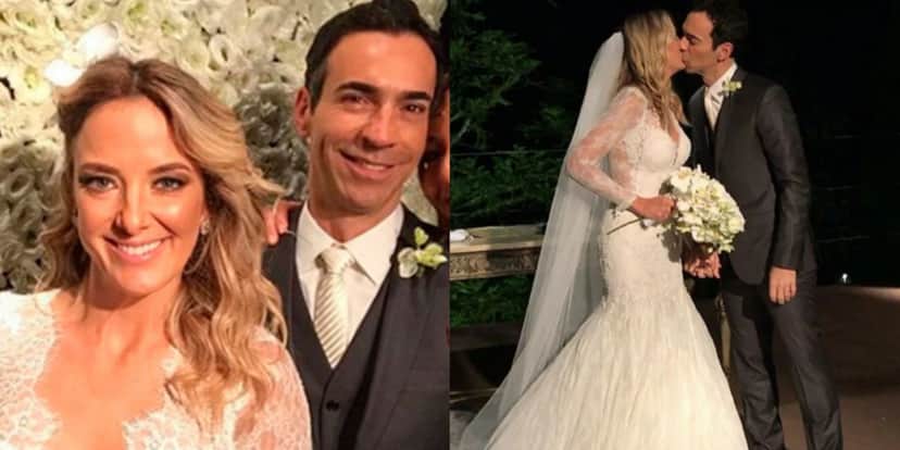 Casamento de César Tralli e Ticiane Pinheiro (Foto: Reprodução/Instagram) Casamento de César Tralli e Ticiane Pinheiro (Foto: Reprodução/Instagram)