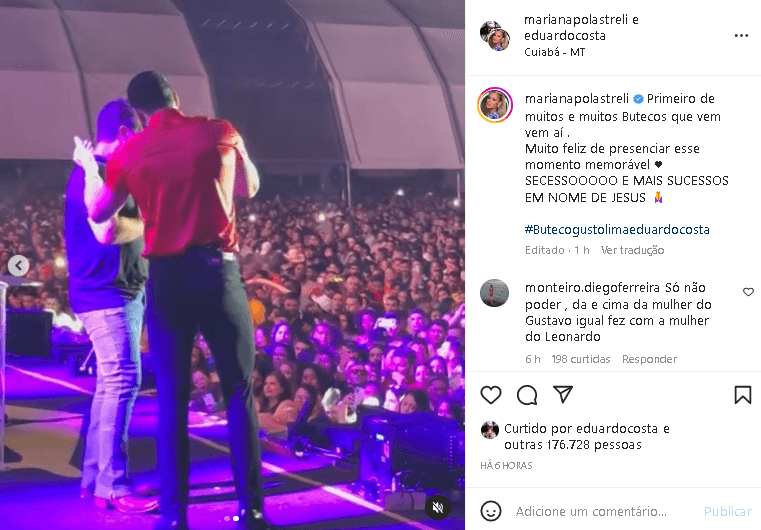 Eduardo Costa e Gusttavo Lima (Foto: Reprodução/ Instagram) Eduardo Costa e Gusttavo Lima (Foto: Reprodução/ Instagram)