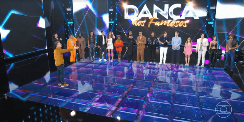 Luciano Huck apresentou o elenco da Dança dos Famosos (Foto: Reprodução/ Globo) Luciano Huck apresentou o elenco da Dança dos Famosos (Foto: Reprodução/ Globo)