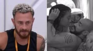 Fred tem reação chocante ao descobrir beijo entre Sarah e Ricardo no BBB23 (Foto: Reprodução / Globoplay) Fred tem reação chocante ao descobrir beijo entre Sarah e Ricardo no BBB23 (Foto: Reprodução / Globoplay)