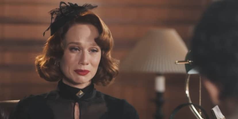 Gilda vestida de preto em cena da novela Amor Perfeito Gilda vestida de preto em cena da novela Amor Perfeito