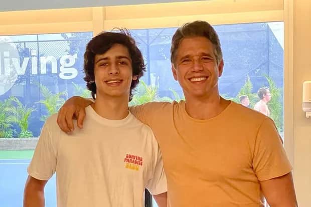 Marcio Garcia com o filho, Pedro. Foto: Reprodução/Redes sociais Marcio Garcia com o filho, Pedro. Foto: Reprodução/Redes sociais
