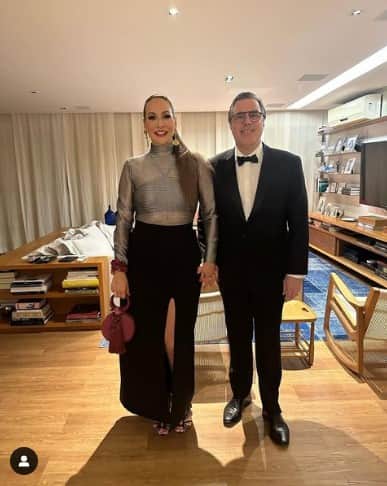 Maria Beltrão e o seu marido (Foto: Reprodução)