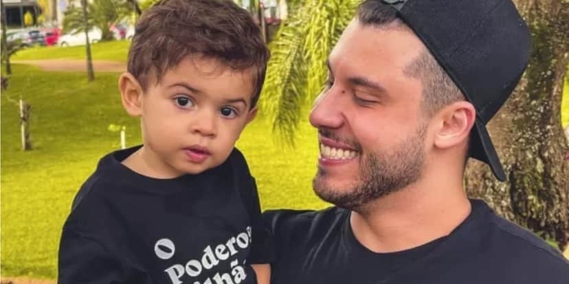 Murilo Huff ao lado do filho, Léo - Foto: Reprodução/Internet Murilo Huff ao lado do filho, Léo - Foto: Reprodução/Internet