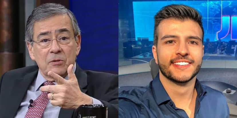Paulo Henrique Amorim e Matheus Ribeiro já apresentaram o "Jornal Nacional" (Foto: Reprodução/TV Globo) Paulo Henrique Amorim e Matheus Ribeiro já apresentaram o "Jornal Nacional" (Foto: Reprodução/TV Globo)