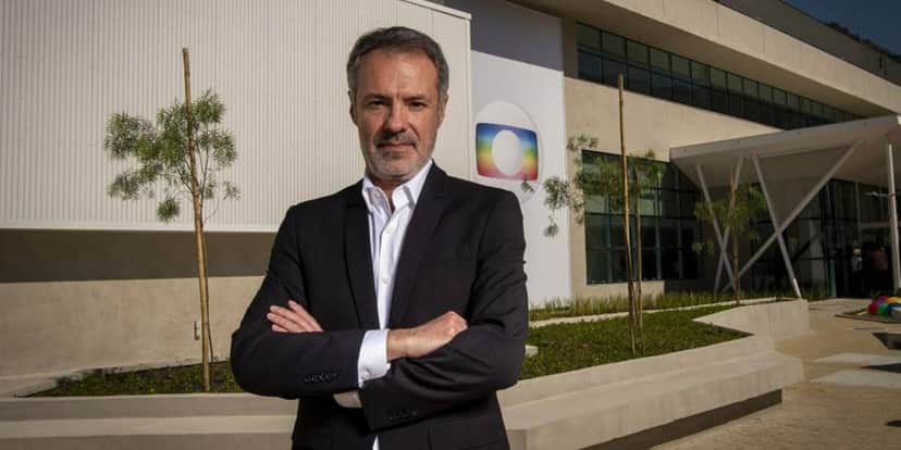 Ricardo Waddington completou 40 anos de emissora (Foto: Divulgação/TV Globo) Ricardo Waddington completou 40 anos de emissora (Foto: Divulgação/TV Globo)