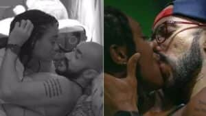 Em momento íntimo, Ricardo e Sarah são flagrados por outros participantes do BBB23 (Foto: Reprodução / Globoplay) Em momento íntimo, Ricardo e Sarah são flagrados por outros participantes do BBB23 (Foto: Reprodução / Globoplay)