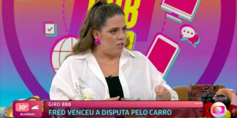 Tati Machado comenta sobre "BBB" no "Mais Você" (Foto: Reprodução/TV Globo) Tati Machado comenta sobre "BBB" no "Mais Você" (Foto: Reprodução/TV Globo)