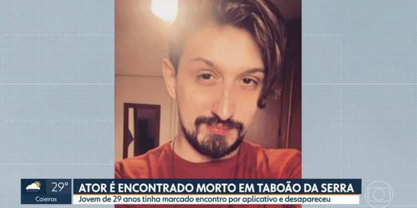 Yago França morreu após encontro por aplicativo (Foto: Reprodução/TV Globo) Yago França morreu após encontro por aplicativo (Foto: Reprodução/TV Globo)