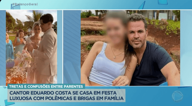 Fabíola entregou os motivos da ausência da filha de Eduardo Costa (Foto Reprodução/PlayPlus)