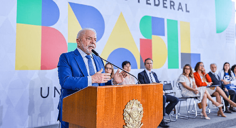 Presidente Lula falando sobre o auxílio do Bolsa Família (Foto: Reprodução/ Internet)