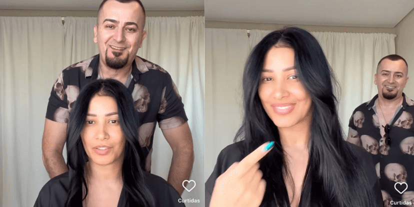 Simaria e o cabeleireiro Cezar Pinheiro (Reprodução/Instagram) Simaria e o cabeleireiro Cezar Pinheiro (Reprodução/Instagram)