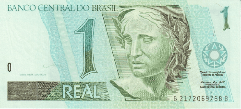 Nota de 1 real (Foto: Reprodução/ Internet) Nota de 1 real (Foto: Reprodução/ Internet)