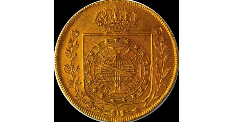 Peça da Coroação (Foto: Reprodução / Museu de Valores do Banco Central do Brasil) Peça da Coroação (Foto: Reprodução / Museu de Valores do Banco Central do Brasil)