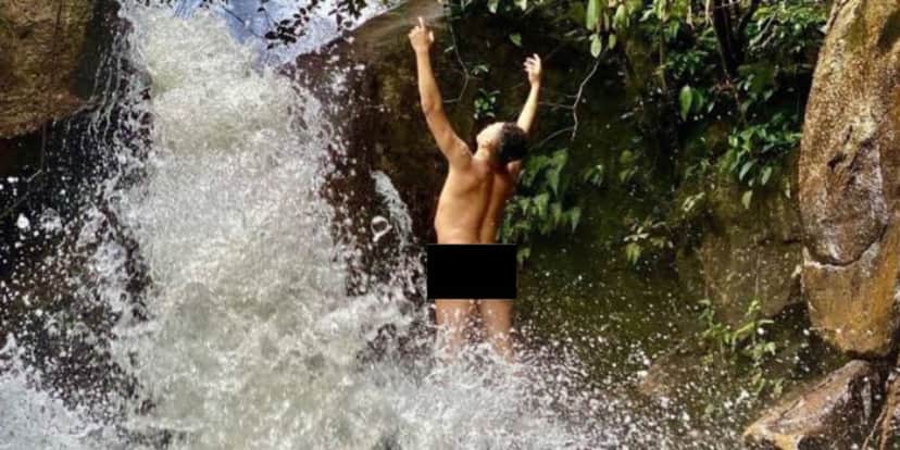 Silvero Pereira pelado (Foto:Reprodução/O Dia)