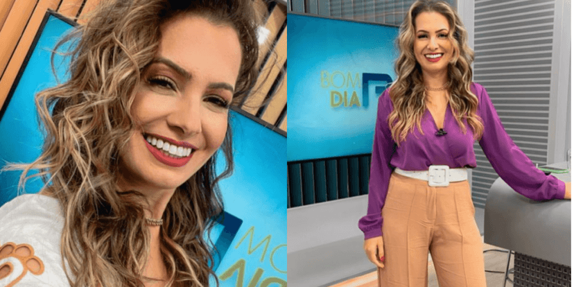 Anne Marjorie, apresentadora de telejornal da Globo, no Bom Dia RN (Foto: Instagram)
