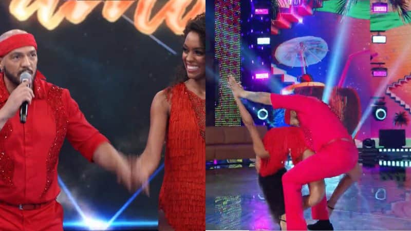 Performance do cantor na Dança dos Famosos dividiu opiniões (Foto: Reprodução/ Globo) Performance do cantor na Dança dos Famosos dividiu opiniões (Foto: Reprodução/ Globo)