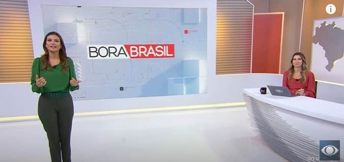Thaís Dias e Patrícia Rocha comandaram o Bora Brasil desta terça-feira (Reprodução: Band) Thaís Dias e Patrícia Rocha comandaram o Bora Brasil desta terça-feira (Reprodução: Band)