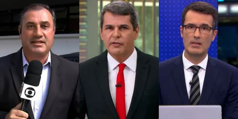 César Galvão, Fábio William e Fábio Turci foram demitidos (Foto: Reprodução/TV Globo) César Galvão, Fábio William e Fábio Turci foram demitidos (Foto: Reprodução/TV Globo)