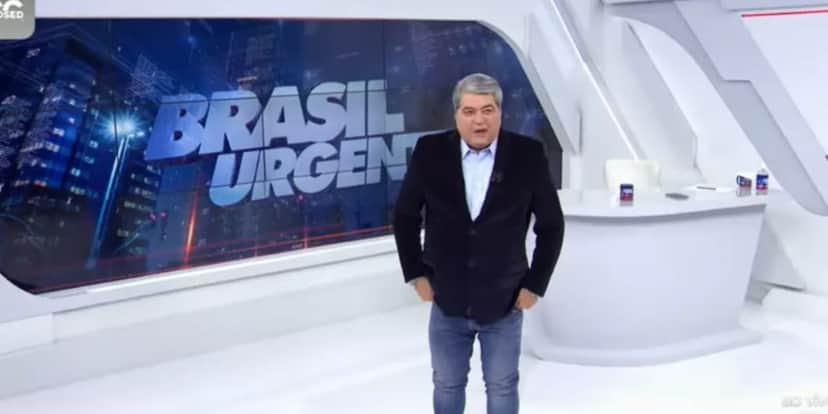 José Luiz Datena completou 20 anos à frente do Brasil Urgente (Reprodução: Band) José Luiz Datena completou 20 anos à frente do Brasil Urgente (Reprodução: Band)