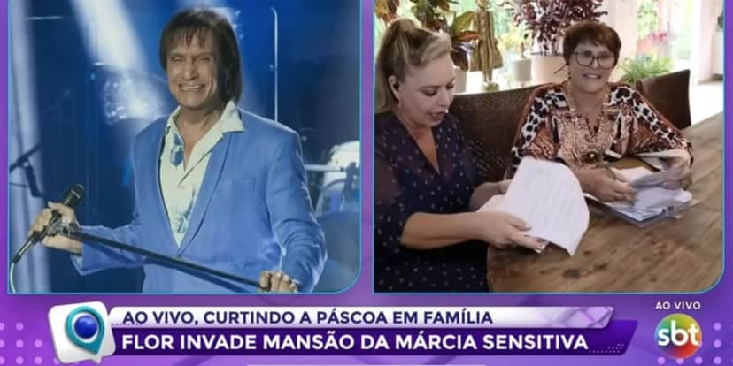 Márcia Sensitiva deu previsão sobre Roberto Carlos no "Fofocalizando" (Foto: Reprodução/SBT) Márcia Sensitiva deu previsão sobre Roberto Carlos no "Fofocalizando" (Foto: Reprodução/SBT)