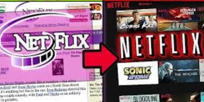 Evolução da Netflix (Reprodução: Internet) Evolução da Netflix (Reprodução: Internet)
