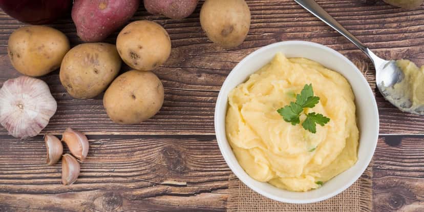 Delicioso purê de batatas. Foto: Reprodução/Freepik Delicioso purê de batatas. Foto: Reprodução/Freepik