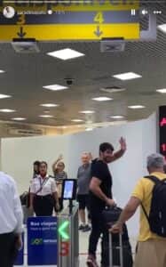 Sapato voltou para os Estados Unidos (Foto: Reprodução / Instagram) Sapato voltou para os Estados Unidos (Foto: Reprodução / Instagram)