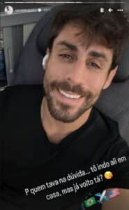 O ex-BBB23 em publicação em seus Stories do Instagram (Foto: Reprodução / Instagram) O ex-BBB23 em publicação em seus Stories do Instagram (Foto: Reprodução / Instagram)