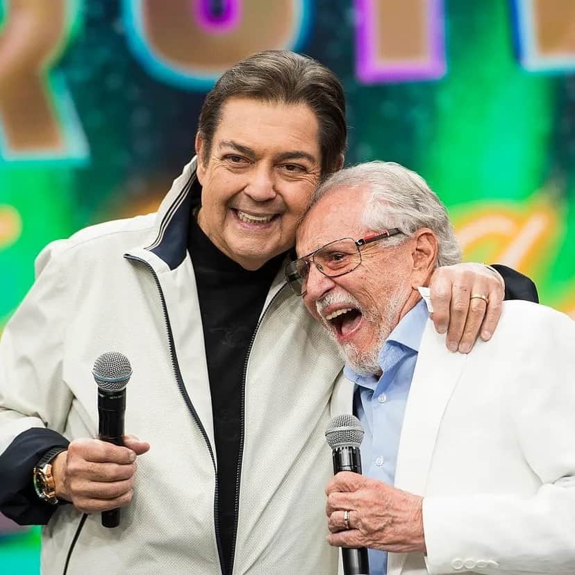Carlos Alberto e Faustão no Faustão na Band. Fonte: Reprodução/Internet Carlos Alberto e Faustão no Faustão na Band. Fonte: Reprodução/Internet