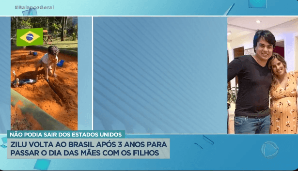 Vídeo com o neto de Zilu é exibido na Record (Foto Reprodução/PlayPlus) Vídeo com o neto de Zilu é exibido na Record (Foto Reprodução/PlayPlus)